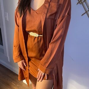 Blue Blush 2 Piece Dress